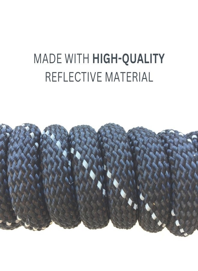 أم-بيتس طوق كلاب M-PETS Reflecto بتصميم عاكس عالي الوضوح، طوق قوي للحيوانات الأليفة مناسب للمشي الليلي والتدريب والركض والأنشطة الخارجية، متين، مزود بقفل أمان، ألوان متنوعة (عبوة من قطعة واحدة) - Image 2